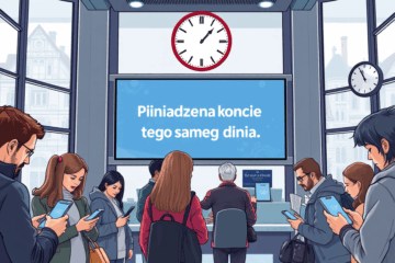 Osoba sprawdzająca saldo na koncie bankowym za pomocą smartfona