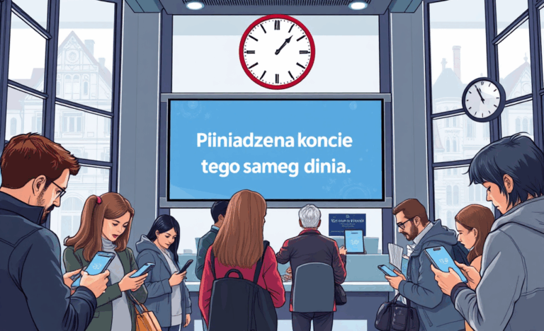 Osoba sprawdzająca saldo na koncie bankowym za pomocą smartfona