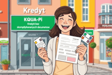 Osoba podpisująca formularz o kredyt bez dokumentów