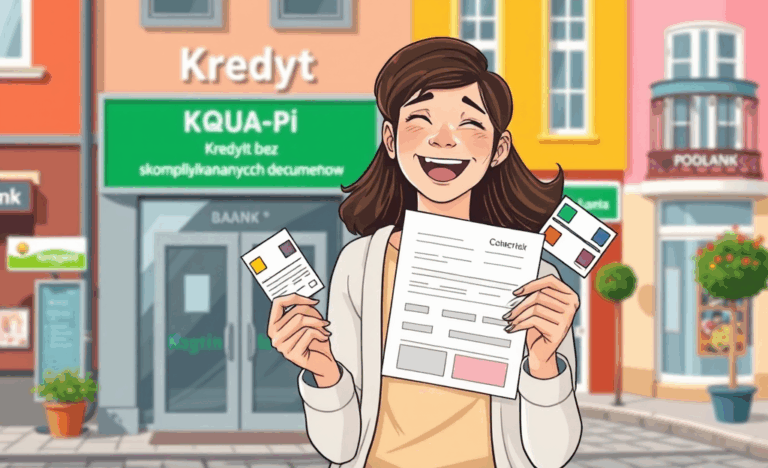Osoba podpisująca formularz o kredyt bez dokumentów