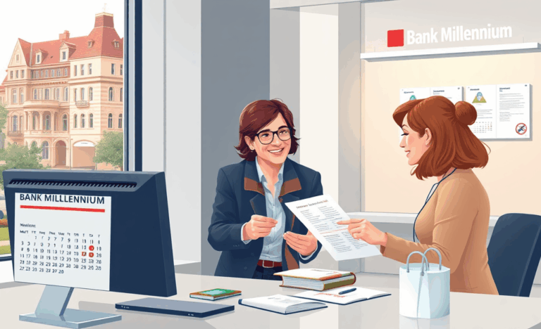 Grafika przedstawiająca warunki kredytowe w Millennium Bank.